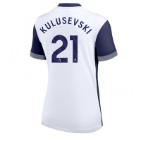 Maglia Calcio Tottenham Hotspur Dejan Kulusevski #21 Prima Divisa Donna 2024-25 Manica Corta